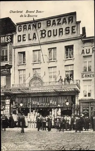 Ak Charleroi Wallonien Hennegau, Grand Bazar de la Bourse