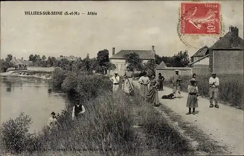 Ak Villiers sur Seine Seine et Marne, Atbis