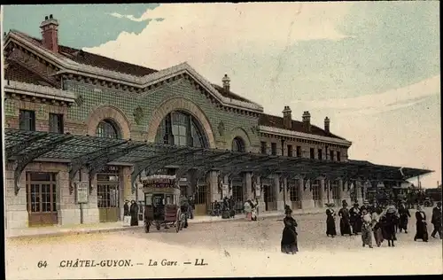 Ak Châtel Guyon Puy de Dôme, La Gare