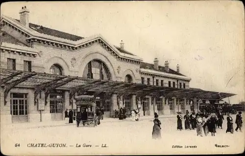 Ak Châtel Guyon Puy de Dôme, La Gare