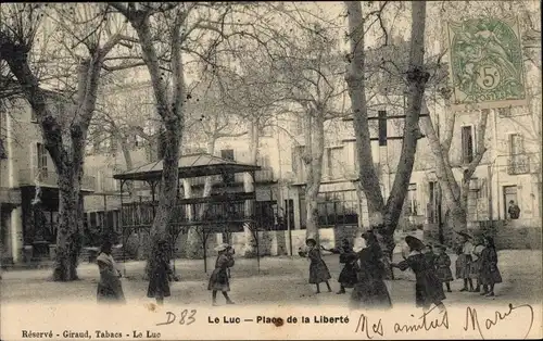 Ak Le Luc Var, Place de la Liberte