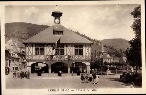 Ak Arreau Hautes-Pyrénées, L'Hotel de Ville