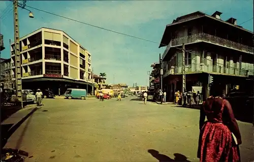 Ak Pointe a Pitre Guadeloupe Antilles Francaises, Carrefour Nozieres, Platz