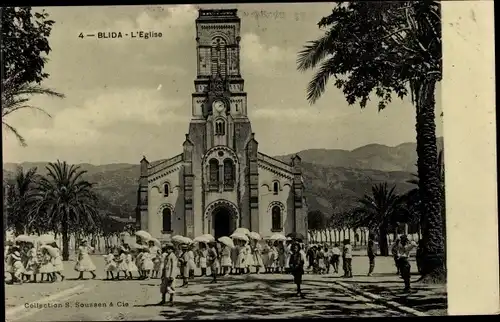 Ak Blida Algerien, l'Eglise