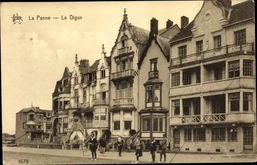 Ak La Panne De Panne Westflandern, La Digue