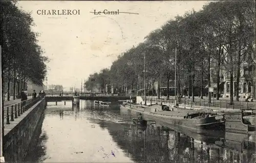 Ak Charleroi Wallonien Hennegau, Le Canal