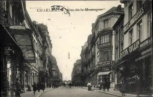 Ak Charleroi Wallonien Hennegau, Rue de la Montagne