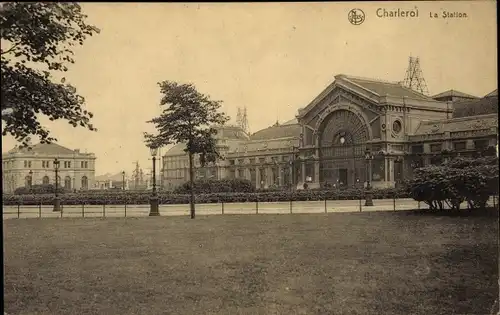 Ak Charleroi Wallonien Hennegau, La Station