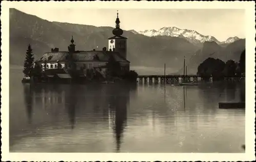Ak Ort Orth Gmunden am Traunsee Oberösterreich, Schloss Ort