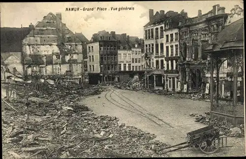 Ak Namur Wallonien, Grande Place, Vue generale