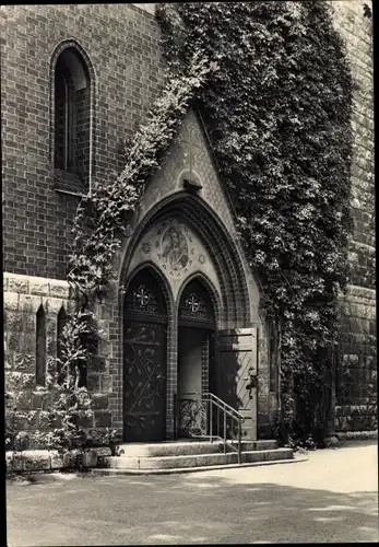 Ak Stahnsdorf in Brandenburg, Kirche, Portal