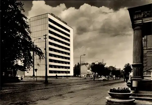 Ak Gotha in Thüringen, Karl Marx Straße, Hochhaus