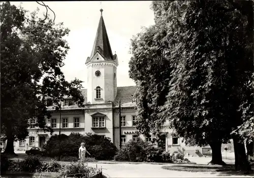 Ak Berga an der Elster Thüringen, Rathaus, Platz der Deutsch Sowjetischen Freundschaft