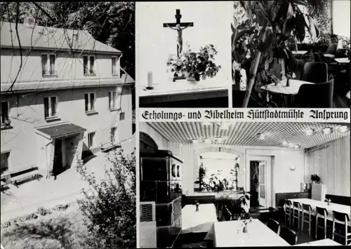 Ak Marienberg im Erzgebirge Sachsen, Erholung- und Bibelheim Hüttstadtmühle