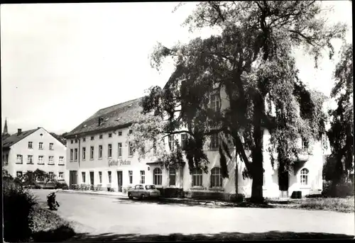 Ak Pockau im Erzgebirge Sachsen, Gasthof, Außenansicht