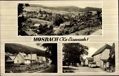 Ak Mosbach Wutha Farnroda, Teilansicht, Straßenansicht, Siedlung