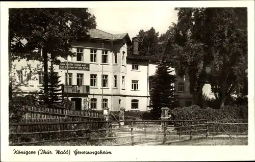Ak Königsee in Thüringen, Genesungsheim