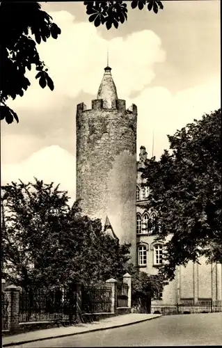 Ak Pößneck in Thüringen, Weißer Turm