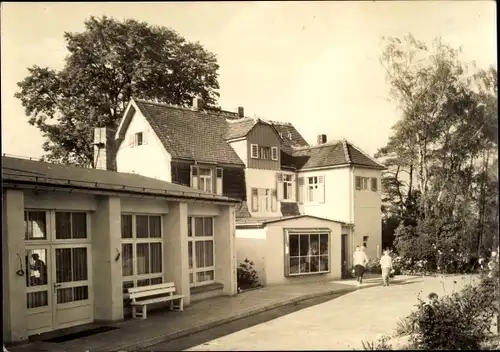 Ak Bucha Cavertitz in Sachsen, Ferienheim des VEB Leipziger Wollkämmerei
