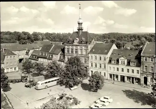 Ak Frohburg in Sachsen, Marktplatz