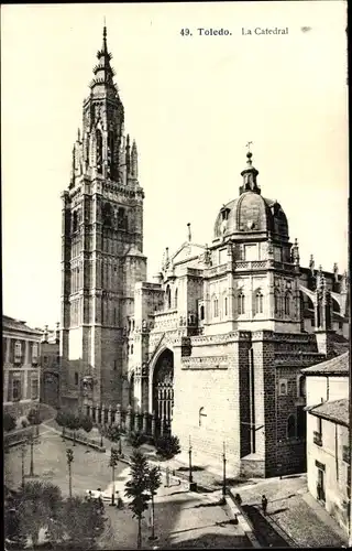 Ak Toledo Kastilien La Mancha Spanien, La Catedral