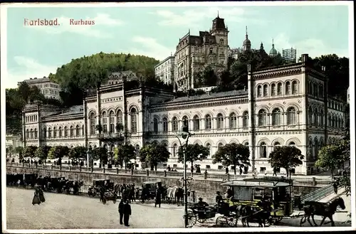 Ak Karlovy Vary Karlsbad Stadt, Kurhaus