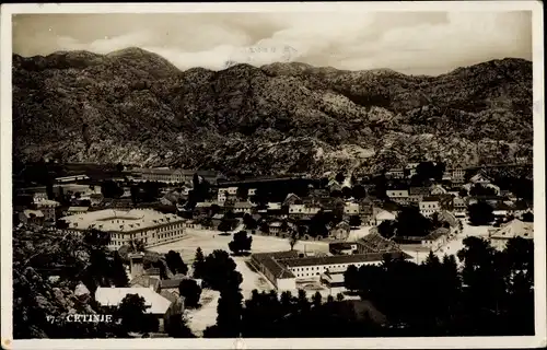 Ak Цетиње Cetinje Montenegro, Gesamtansicht