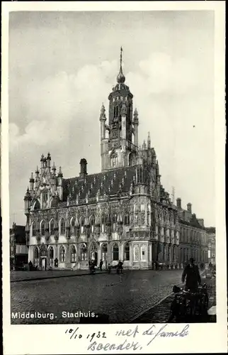 Ak Middelburg Zeeland Niederlande, Stadhuis