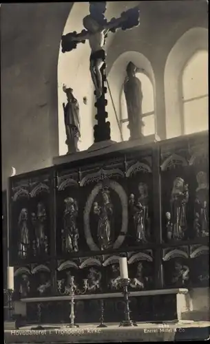 Ak Trondenes Harstad Norwegen, Hochaltar in der Kirche