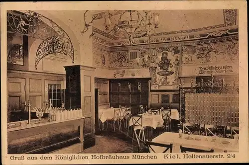 Ak Kiel Schleswig Holstein, Königlichen Hofbräuhaus München, Holtenauerstr. 2/4