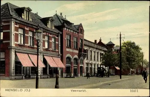 Ak Hengelo Overijssel Niederlande, Veemarkt