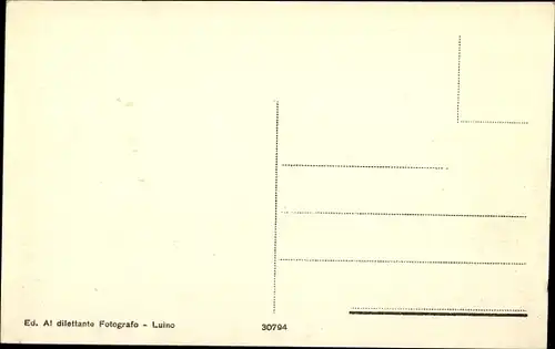 Ak Luino Lago Maggiore Lombardia, Platz, Ancora & Belvedere