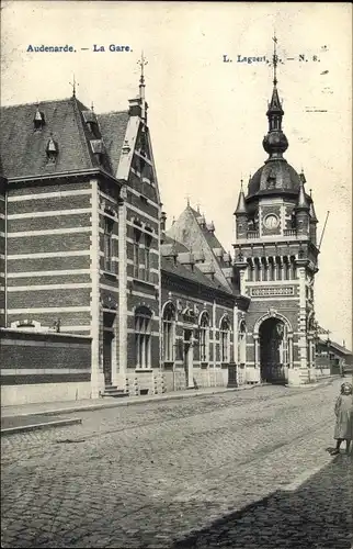 Ak Oudenaarde Audenarde Ostflandern, La Gare