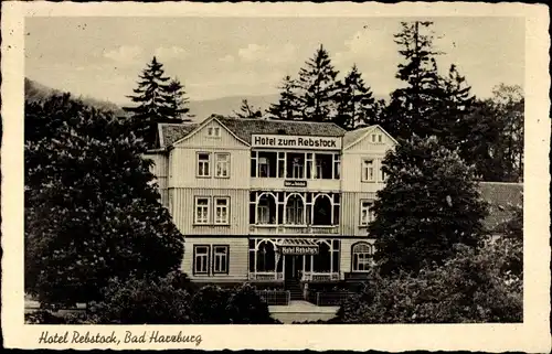 Ak Bad Harzburg am Harz, Hotel Rebstock