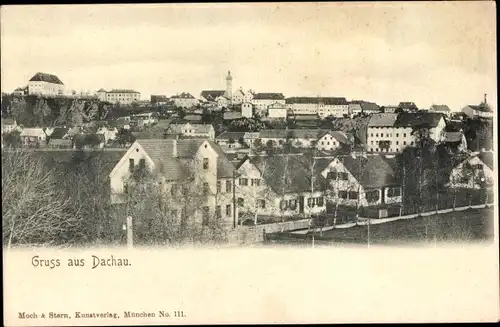 Ak Dachau in Oberbayern, Gesamtansicht