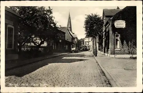 Ak Nortorf in Holstein, Kieler Straße, Gasthof