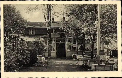 Ak Ostseebad Scharbeutz in Holstein, Gaststätte und Fremdenheim Waldburg