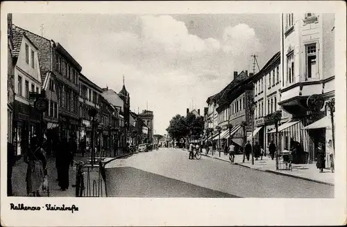 Ak Rathenow im Havelland, Steinstraße