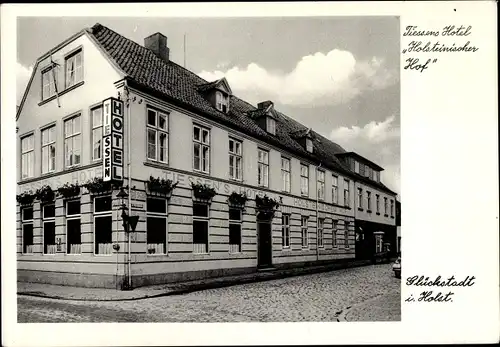 Ak Glückstadt an der Elbe, Hotel Holsteinischer Hof