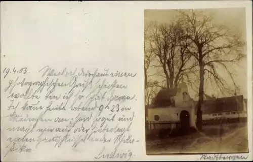 Foto Ak Augsburg in Schwaben, Straßenpartie, Kapelle