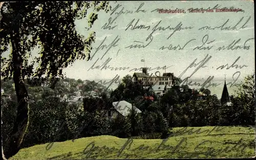 Ak Hamburg Altona Blankenese, Süllberg vom Bismarckstein aus gesehen