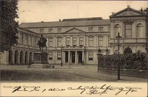 Ak 's Gravenhage Den Haag Südholland, Paleis van H. M. Koningin Wilhelmina