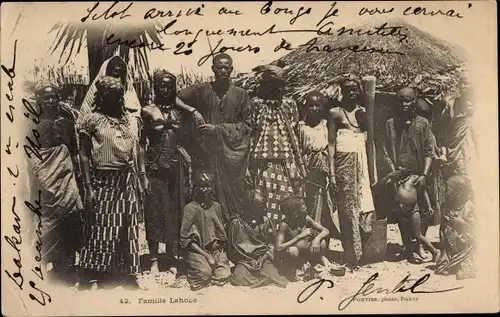 Ak Afrika, Einheimische, Famille Lahoba