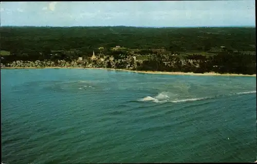Ak Guadeloupe, Sainte Anne et sa plage, Panorama