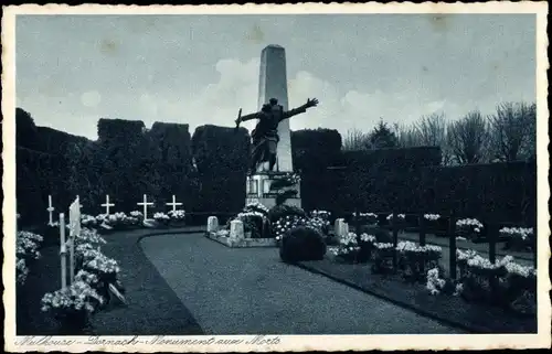 Ak Dornach Mulhouse Mülhausen Elsass Haut Rhin, Monument aux Morts
