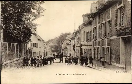Ak Moisselles Val d’Oise, Grande Rue, Gendarmerie