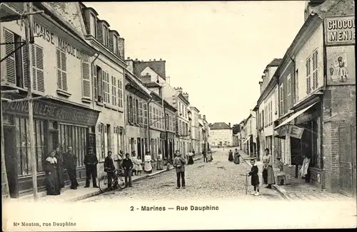 Ak Marines Val d’Oise, Rue Dauphine
