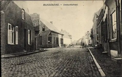 Ak Handzaeme Handzame Kortemark Westflandern, Ambachtstraat