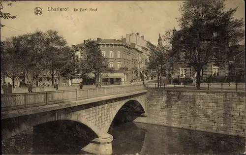 Ak Charleroi Wallonien Hennegau, Le Pont Neuf
