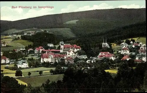 Ak Świeradów Zdrój Bad Flinsberg Schlesien, Gesamtansicht